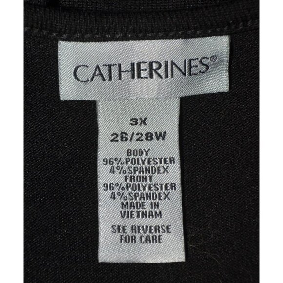 Catherines Blue Studded Paisleys Pullover Tunic Blouse Top Plus Size 3X 26W 28W - Picture 9 of 10